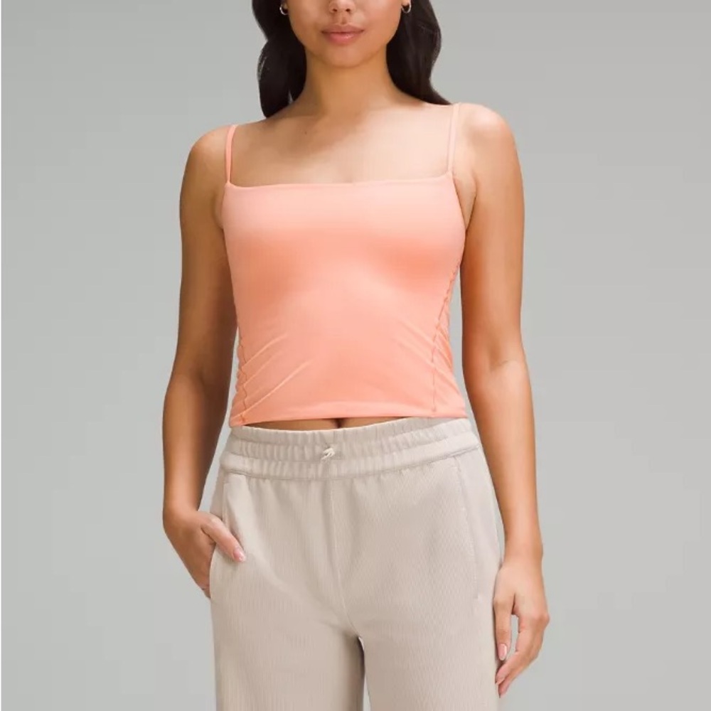 Lululemon Wundermost Ultra-Soft Nulu Spaghetti-Strap Cami Tank Top Size Large